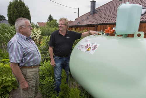 Progas Flüssiggastank