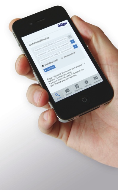 Dräger Gefahrstoffdatenbank ›Voice‹ als App