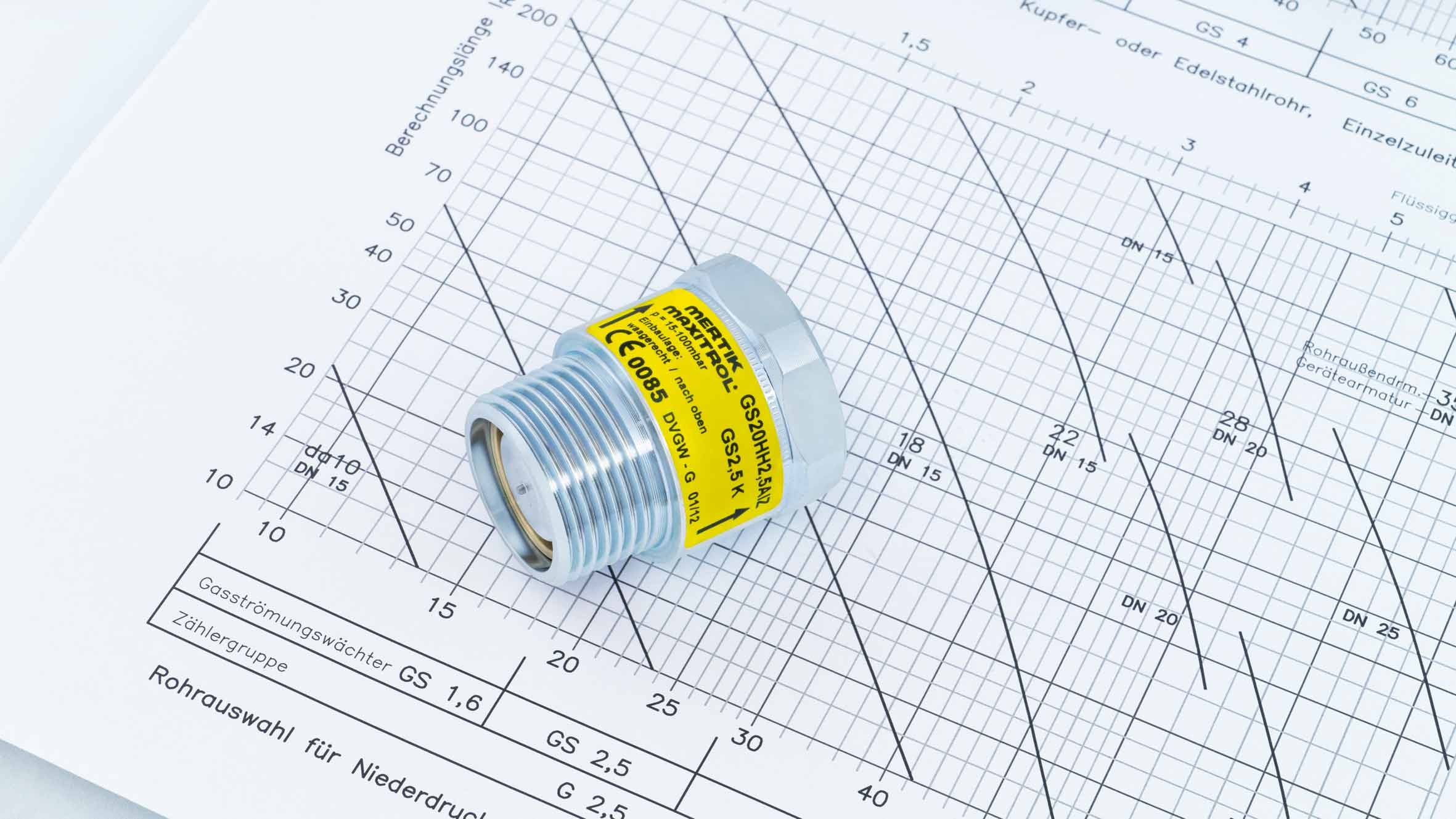 Gasströmungswächter SENTRY GS-H-Z von Mertik Maxitrol